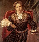 Lorenzo Lotto Portrait of Laura da Pola Spain oil painting artist